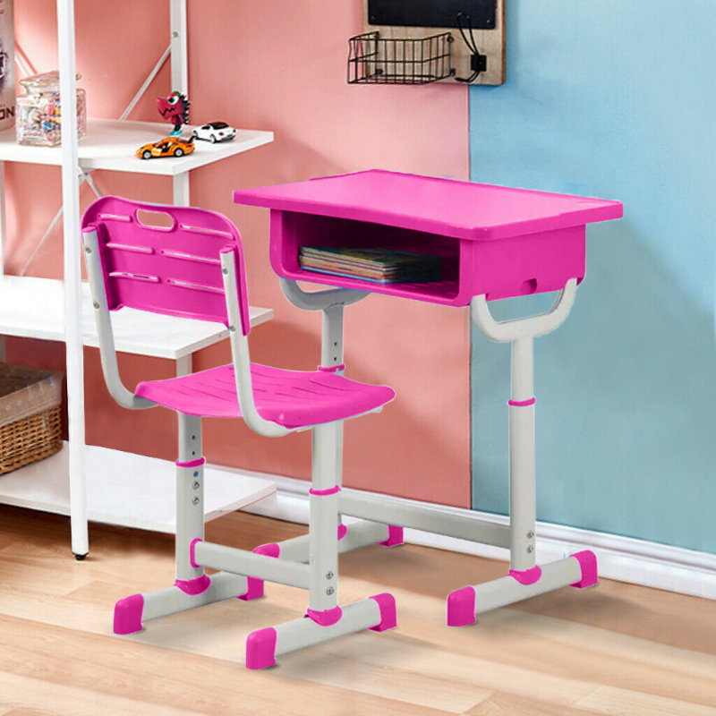 Kids Wooden Homework Study Desk And Chair Set - Westfield Retailers