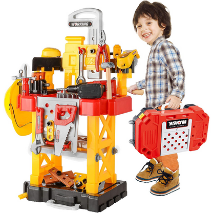 Premium Kids Toy Tool Work Bench 83pcs - Westfield Retailers