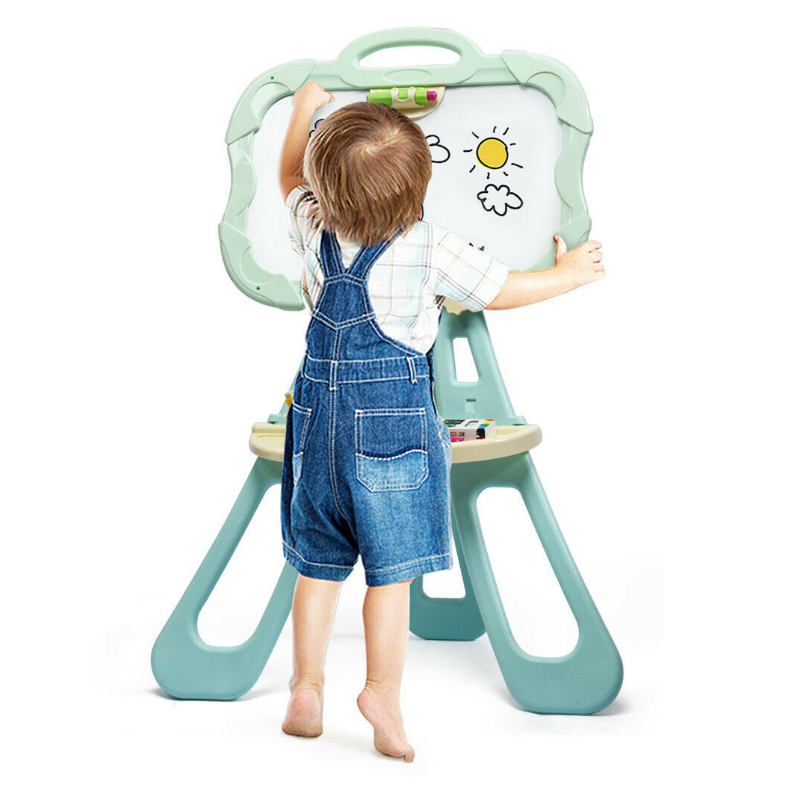 Portable Kids 4 in 1 Magnetic Chalkboard Art Easel - Westfield Retailers