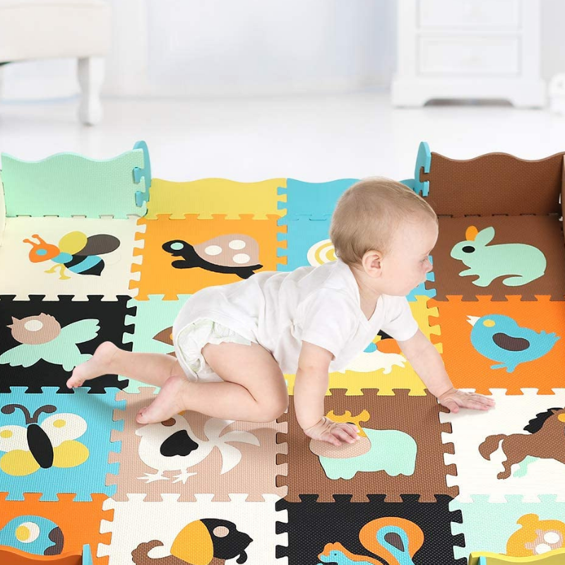 Large Crawling Floor Baby Foam Play Mat - Westfield Retailers