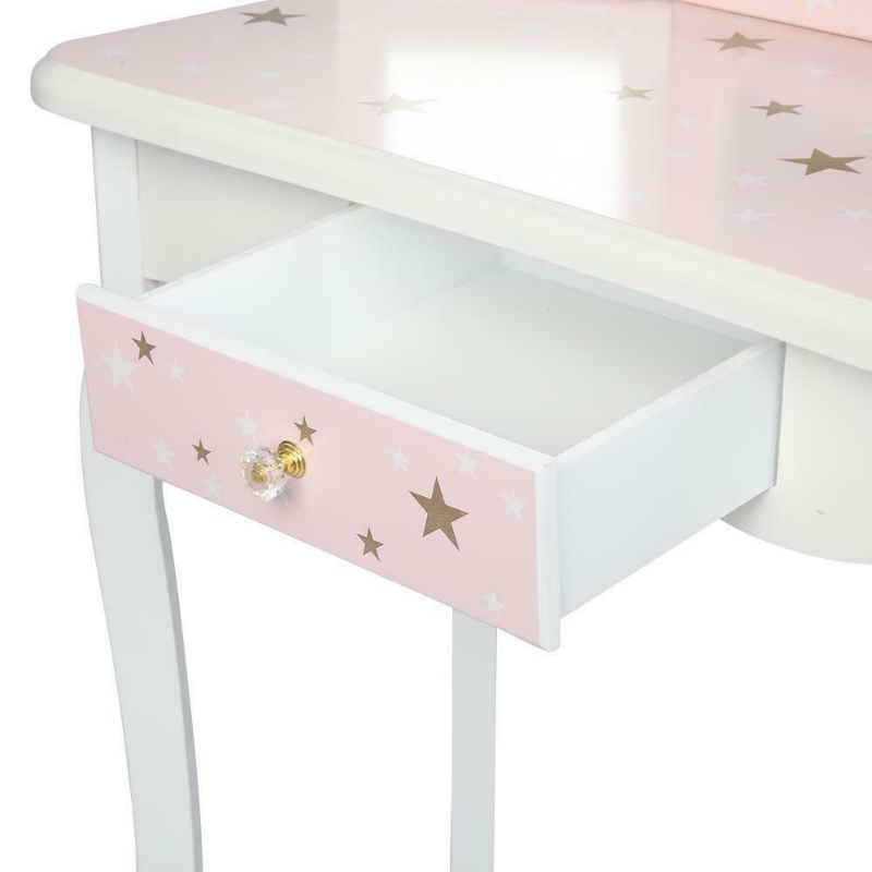 Girls Pretend Play Makeup Vanity Table Set - Westfield Retailers