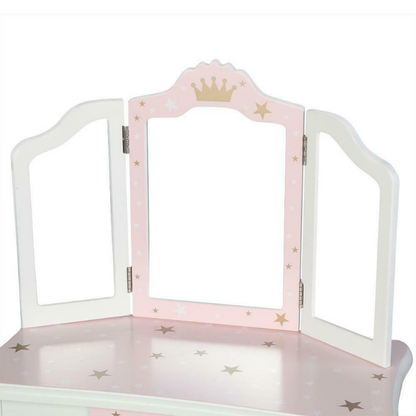 Girls Pretend Play Makeup Vanity Table Set - Westfield Retailers