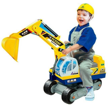 Kids Realistic Ride On Excavator Digging Toy - Westfield Retailers