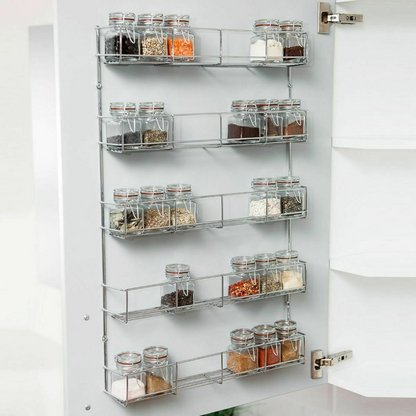 Wall Mounted Kitchen Spice Organizer Hanging Rack - Westfield Retailers