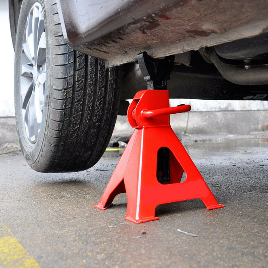 Heavy Duty 3 Ton Floor Car Jack Stand Set - Westfield Retailers