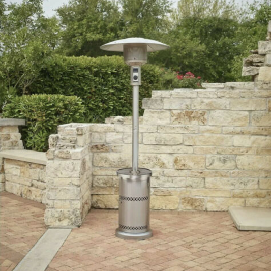 Powerful Stainless Steel Outdoor Patio Propane Heater 48,000 BTU - Westfield Retailers