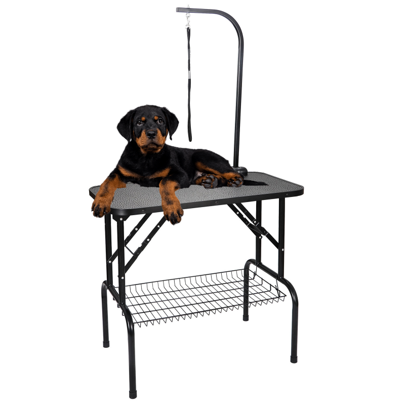 Large Adjustable Pet Grooming Table With Arm - Westfield Retailers