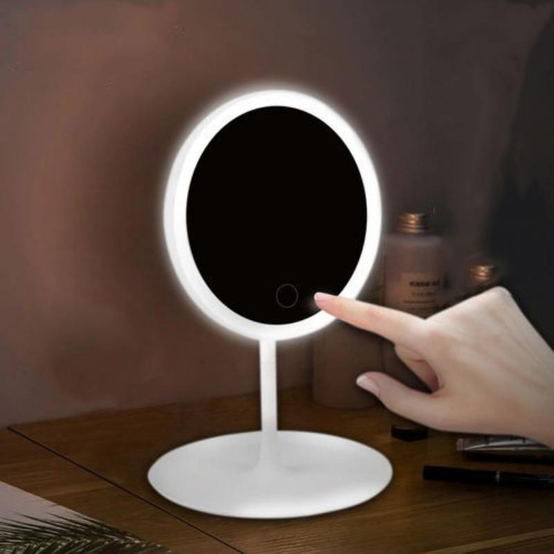 Compact Adjustable LED Light Up Makeup Face Mirror - Westfield Retailers