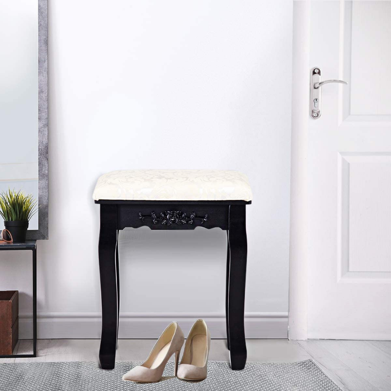 Premium Makeup Vanity Cushioned Stool - Westfield Retailers