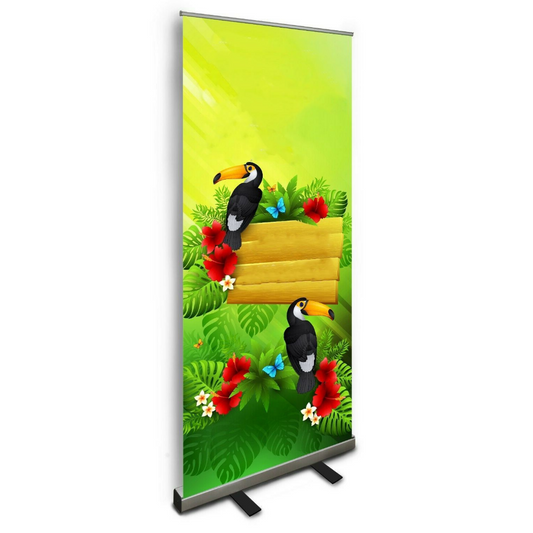 Retractable Pop Up Display Banner Holder Stand - Westfield Retailers