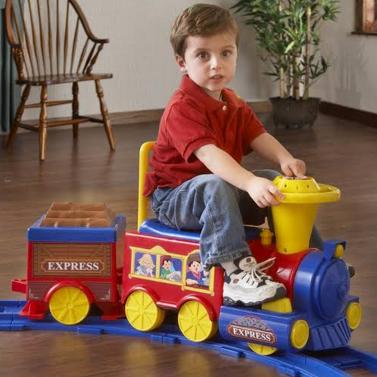 Kids Battery Powered Ride On Toy Train With Track - Westfield Retailers