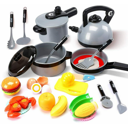 Kids Pots And Pan Cooking Toy Playset - Westfield Retailers