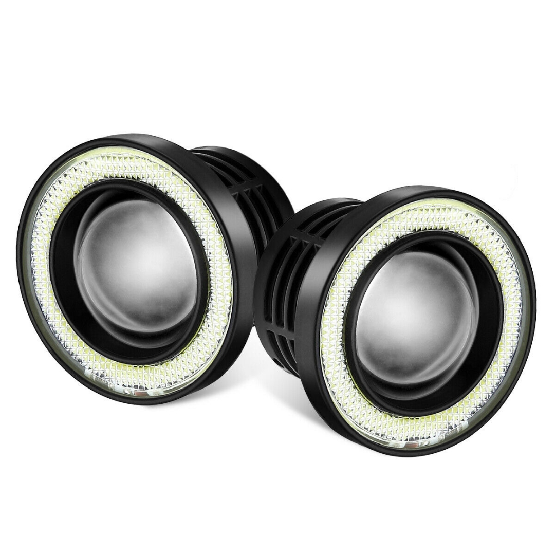 Powerful Universal LED Round Car Fog Lights 2.5" - Westfield Retailers