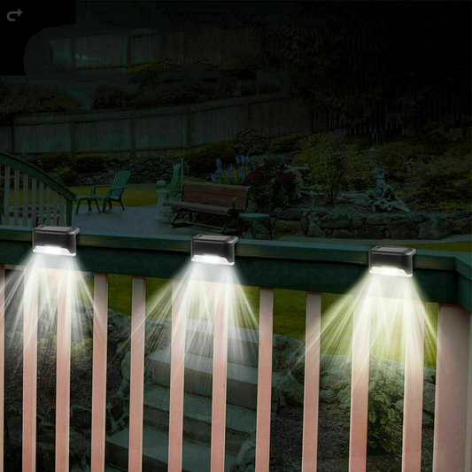 Outdoor Solar Powered Patio LED Deck Rail Lighting - Westfield Retailers