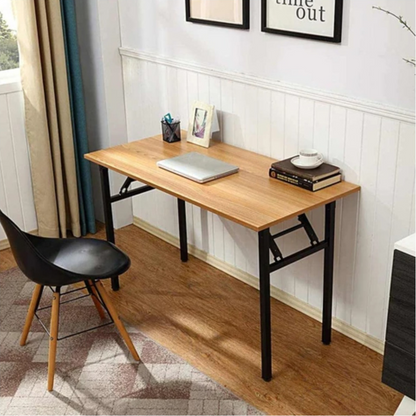 Premium Folding Wooden Computer Space Workstation Desk - Westfield Retailers