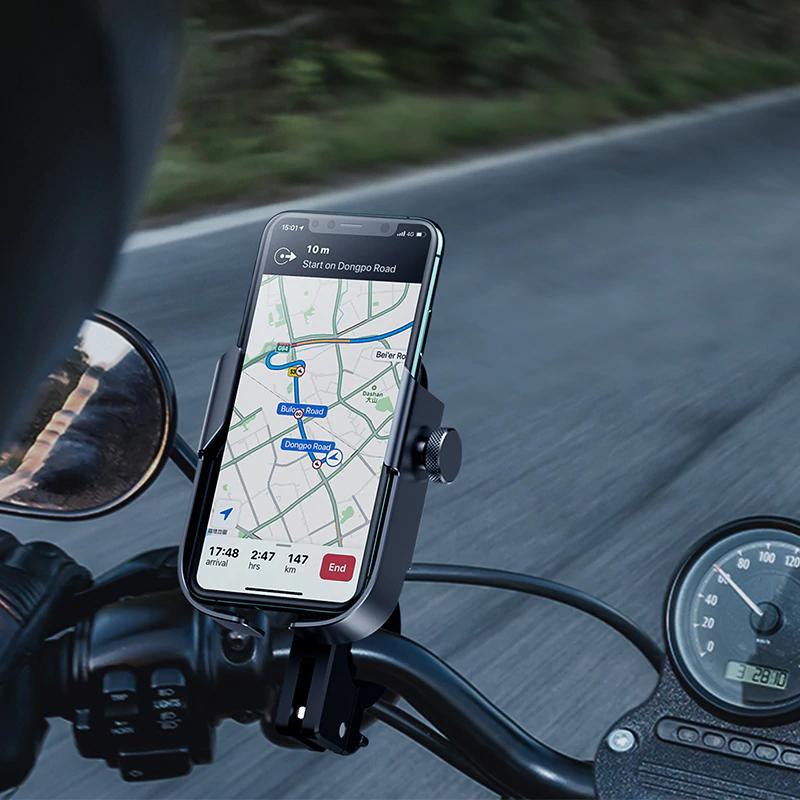 Premium Motorcycle Cell Phone Holder Handlebar Mount - Westfield Retailers