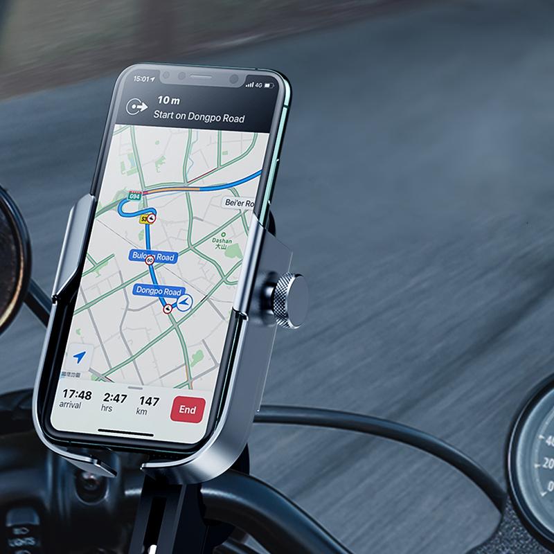 Premium Motorcycle Cell Phone Holder Handlebar Mount - Westfield Retailers