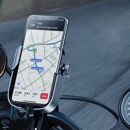 Premium Motorcycle Cell Phone Holder Handlebar Mount - Westfield Retailers