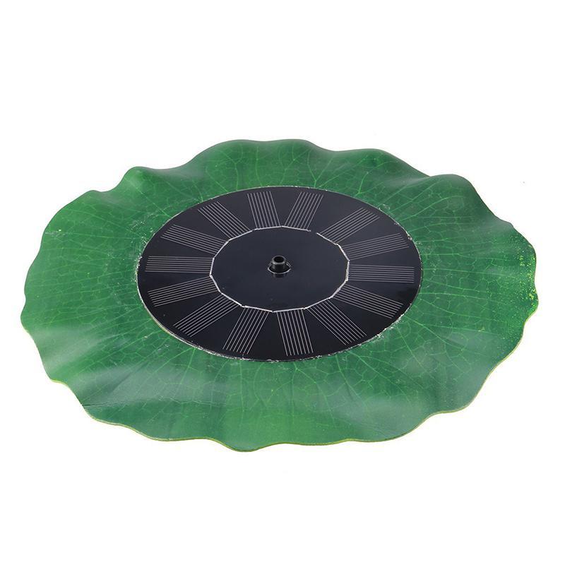 Solar Powered Leaf Shaped Garden Bird Bath Water Fountain Pump - Westfield Retailers