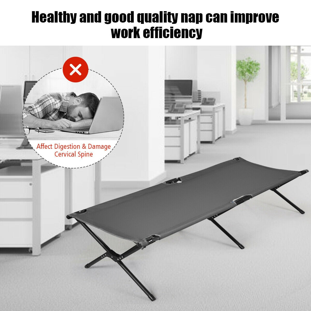 Folding Camping Cot for Kids and Adults - Westfield Retailers