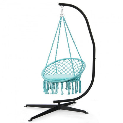 Hanging Hammock Chairs with solid steel C stand frame