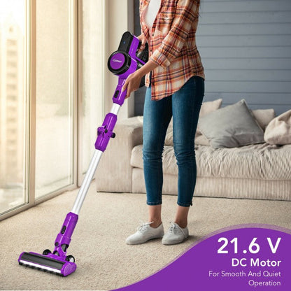 3-in-1 Handheld Cordless Stick Vacuum Cleaner Wall-Mounted Vacuum for Pet Hair Car Carpet