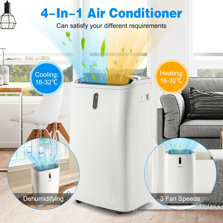 12000 BTU(Ashrae) Portable Air Conditioner with Smart App Control