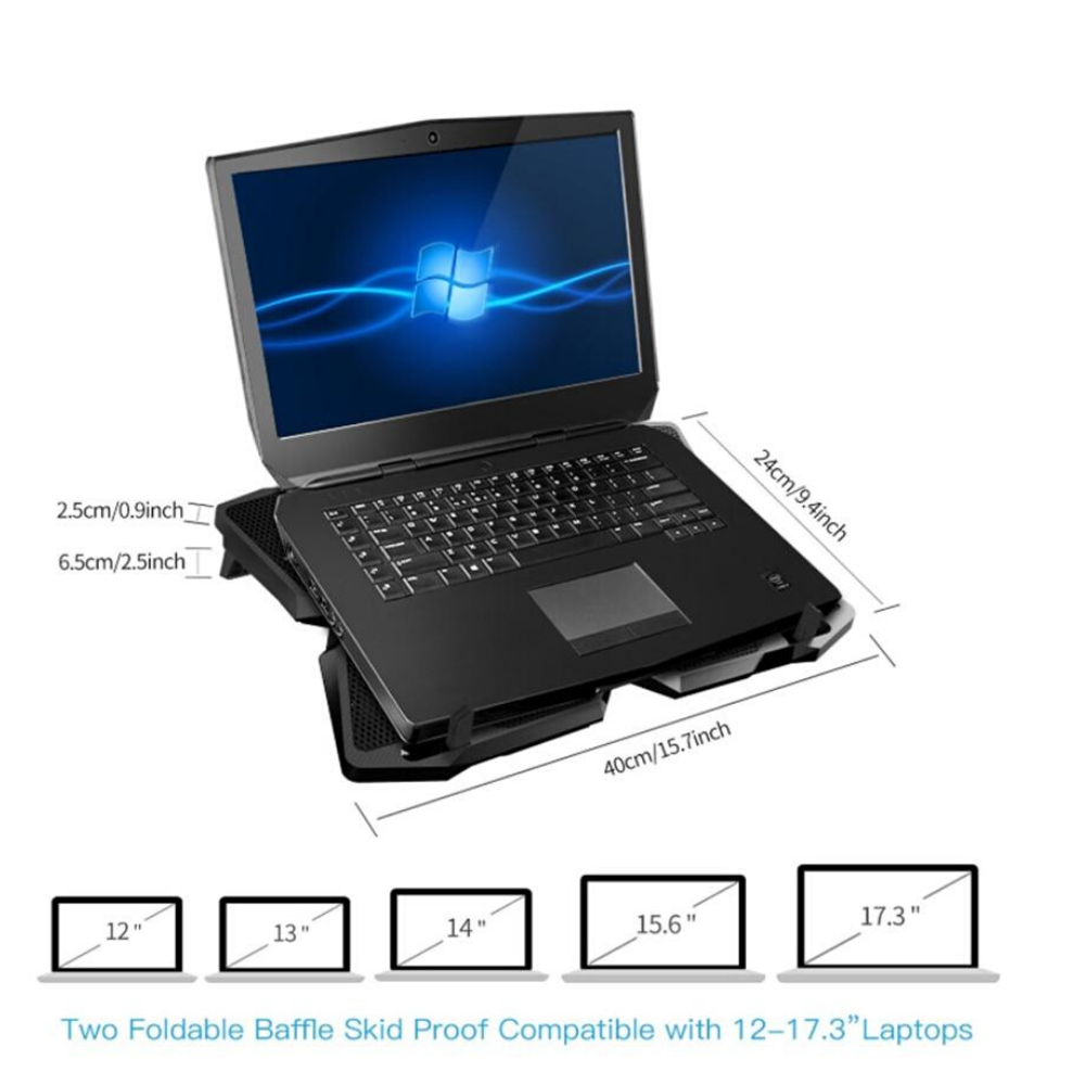 Laptop Cooling Pad Stand With Four Fans - Westfield Retailers