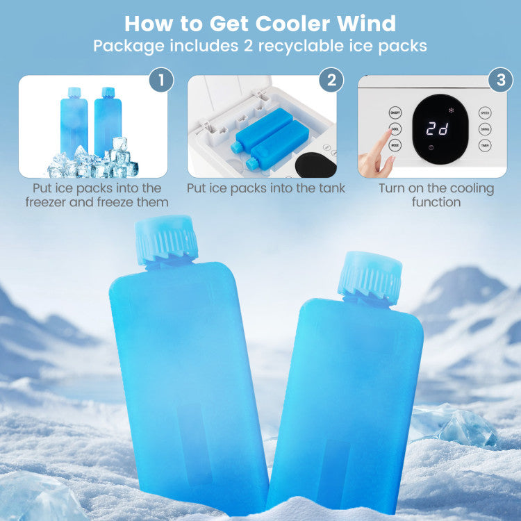 3-in-1 Evaporative Air Cooler with Remote for Home Office