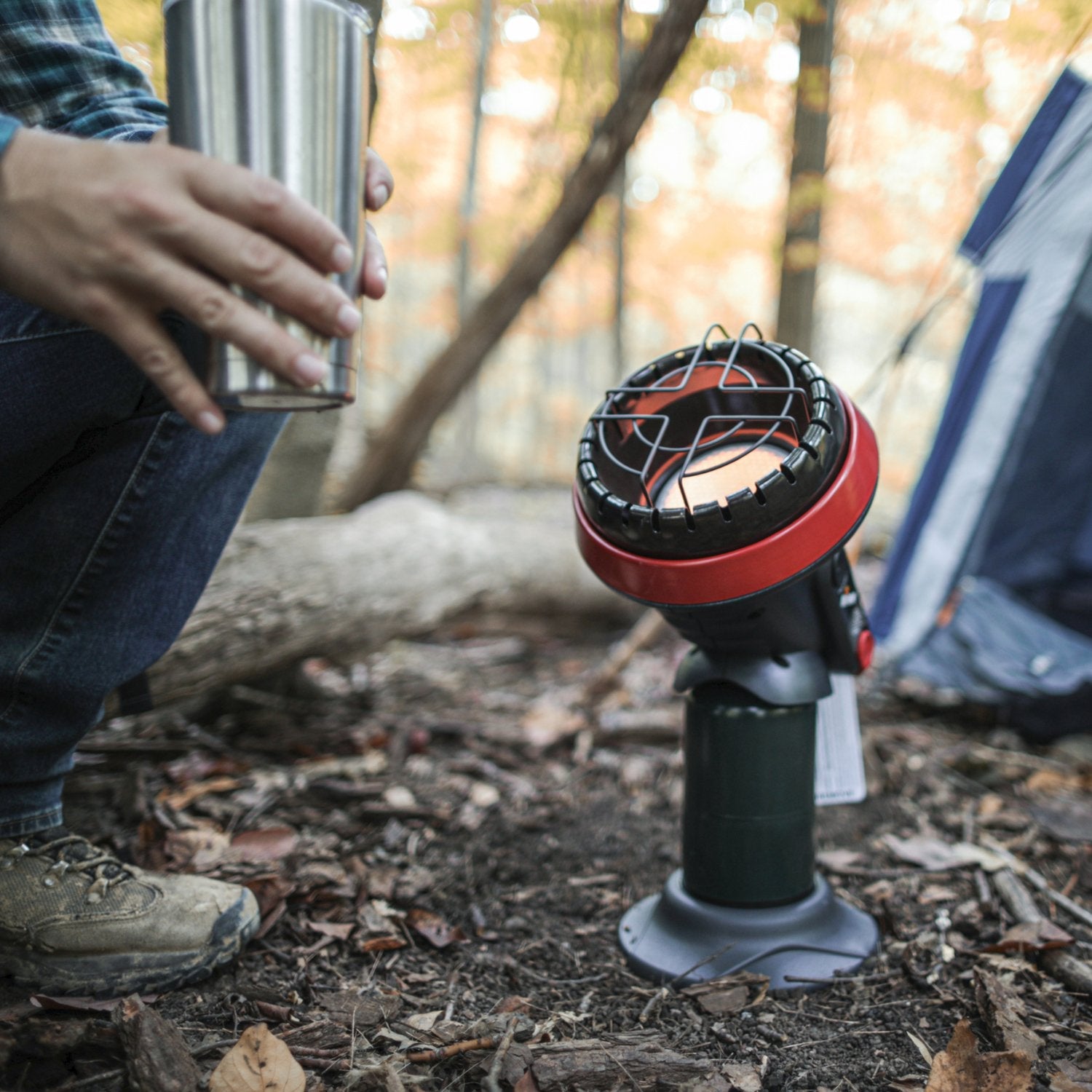 Portable Compact Indoor / Outdoor Natural Gas Propane Space Heater 3,800 BTU - Westfield Retailers