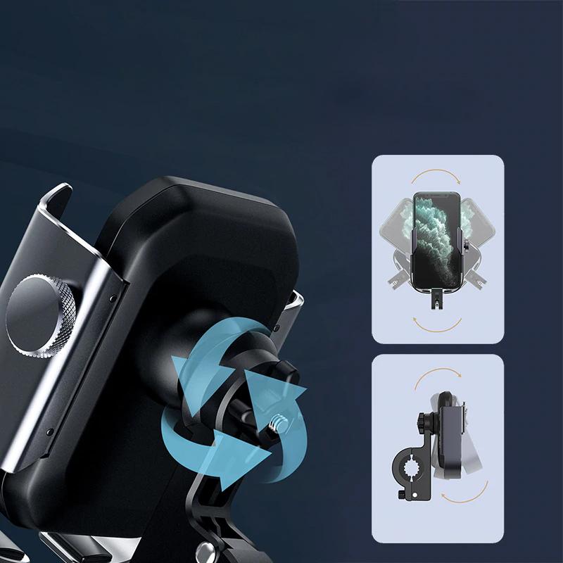 Premium Motorcycle Cell Phone Holder Handlebar Mount - Westfield Retailers