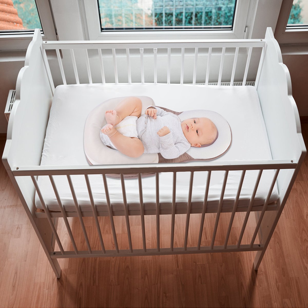 Newborn Baby Anti Roll Lounger Pillow Bed - Westfield Retailers