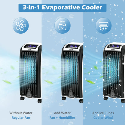 Enfriador de aire acondicionado portátil con perilla de filtro | Unidad de aire acondicionado portátil para interiores 