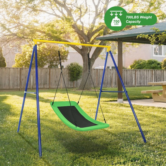 Outdoor 32" x 60" Giant Platform Tree Swing for Kids and Adults