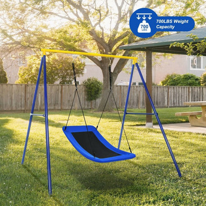 Outdoor 32" x 60" Giant Platform Tree Swing for Kids and Adults