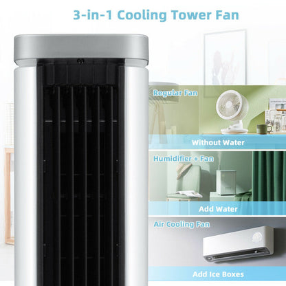 3-In-1 Portable Evaporative Air Cooler with Timer