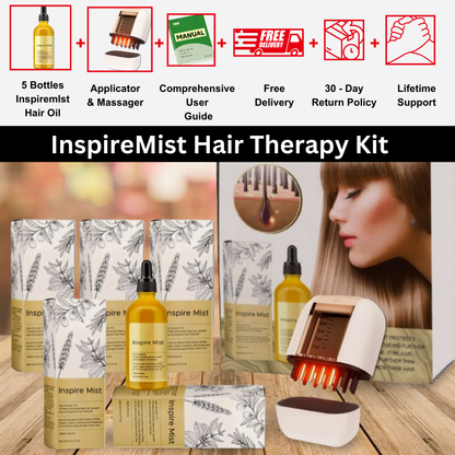 InspireMist™ Organic Natural Hair Restoration and Growth Oil