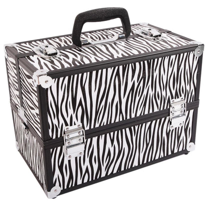 Large Compact Traveling Makeup Organizer Suitcase Box - Westfield Retailers