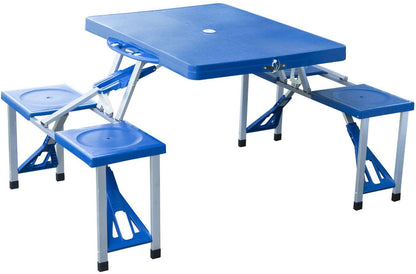 Portable Folding Collapsible Picnic Table And Chairs Bench Set - Westfield Retailers