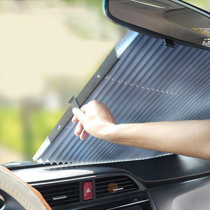 Retractable Car Windshield Sun Shade Cover - Westfield Retailers