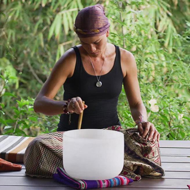 Shanti Quartz Crystal Singing Bowl - Sound Bowl Healing - Westfield Retailers