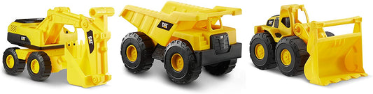 Kids Construction Toys 7" Dump Truck, Loader & Excavator toys Combo Pack - Westfield Retailers