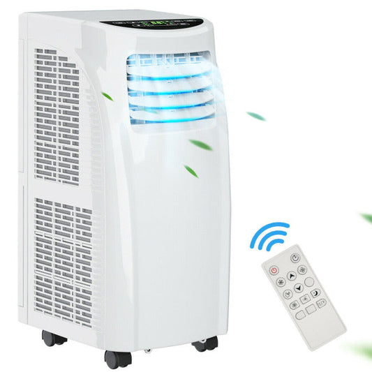 8000BTU Portable Air Conditioner Air Cooler with Dehumidifier Function and Remote Control