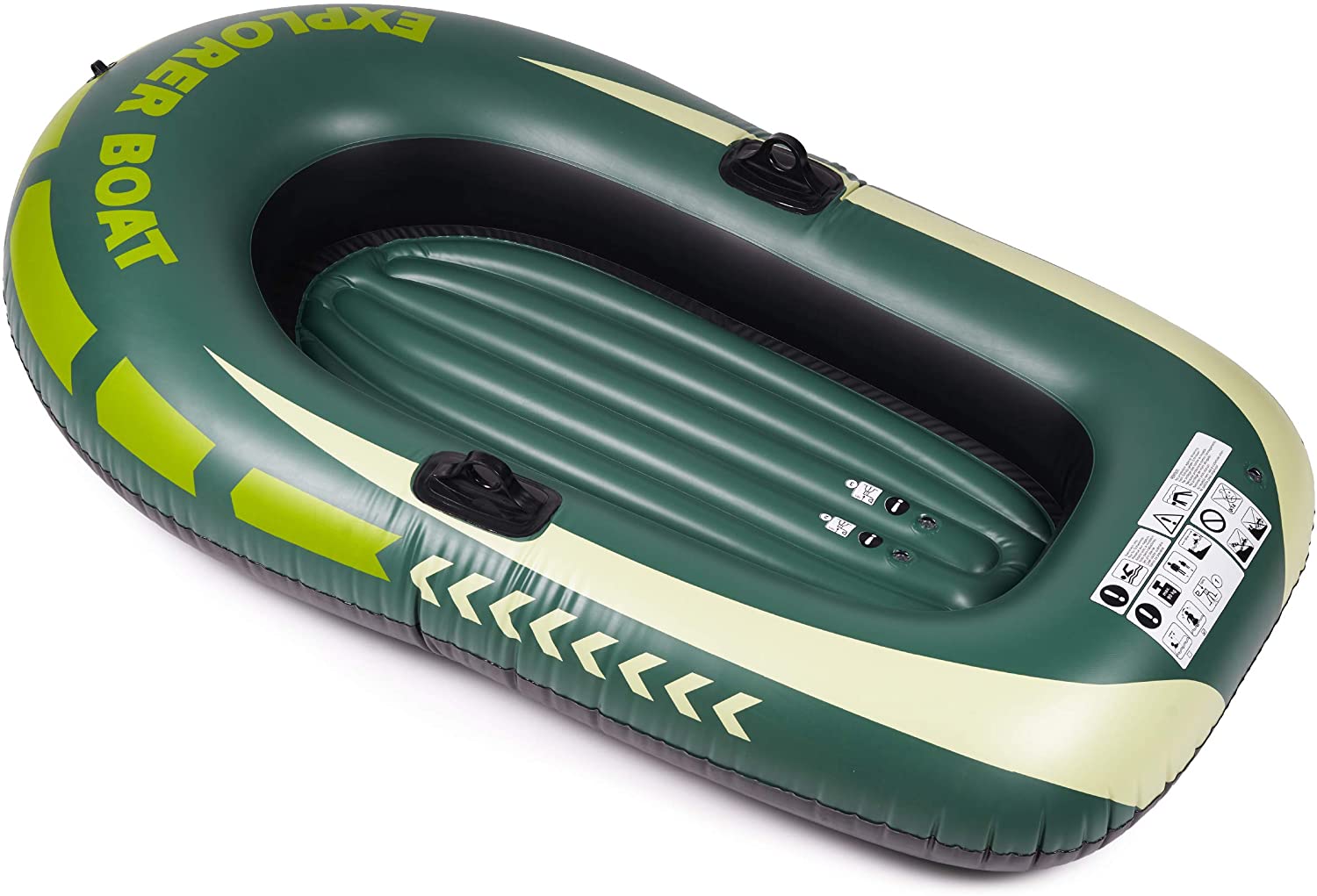 Inflatable Fishing Blow Up Row Boat River Raft - Westfield Retailers