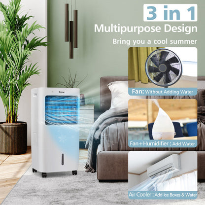 3-in-1 Evaporative Portable Air Cooler Fan with Remote Control