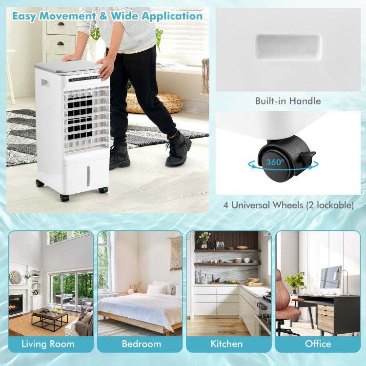 3-in-1 Evaporative Portable Air Cooler with 3 Modes include Remote Control