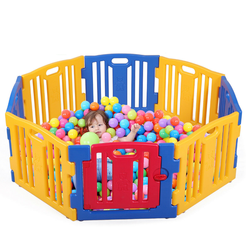 Portable Folding 8 Panel Kids Playpen / Play Yard - Westfield Retailers