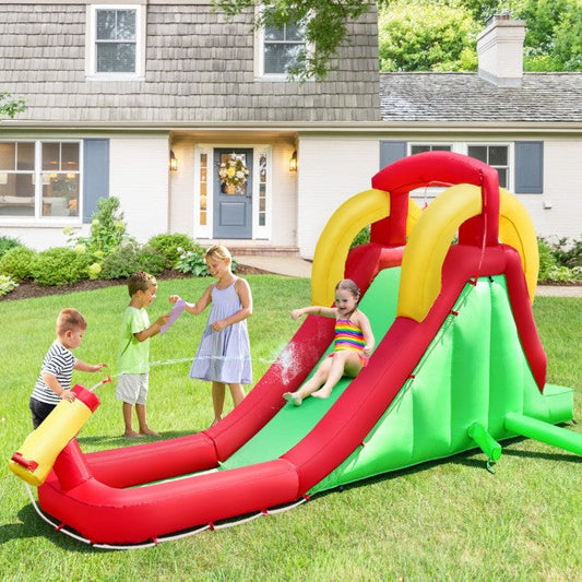 Kids Garden Inflatable Water Slides with Climb Wall