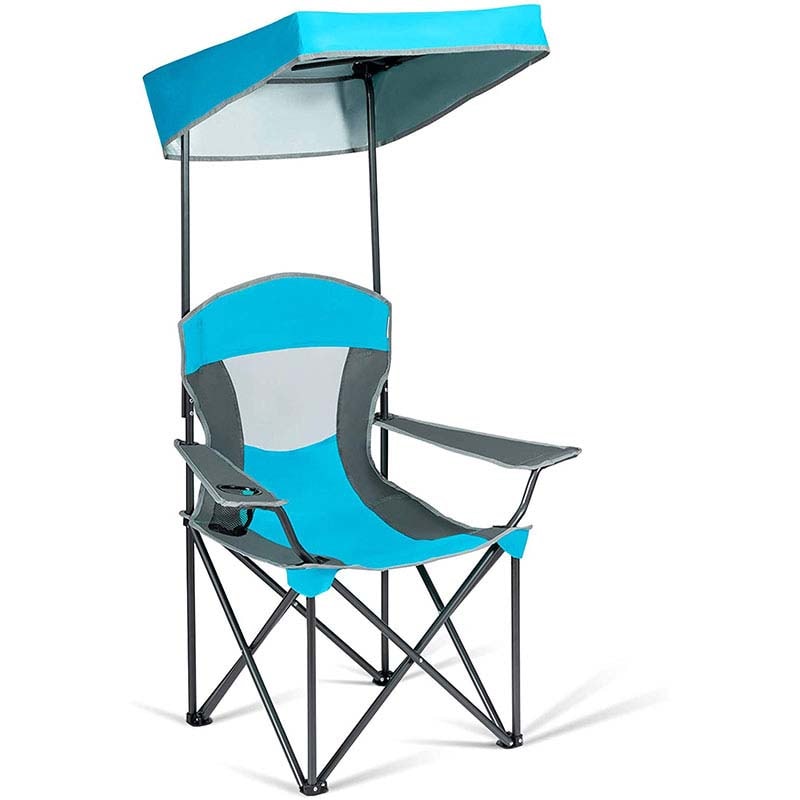 Folding Camping Beach Chair with Canopy