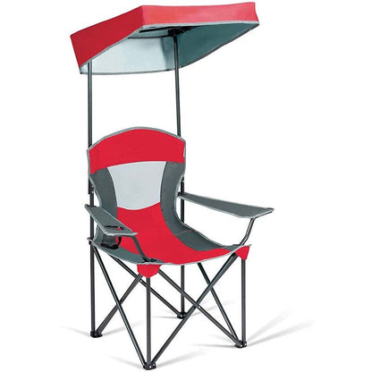 Folding Camping Beach Chair with Canopy